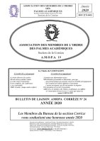 Bulletin AMOPA de Corr&egrave;ze